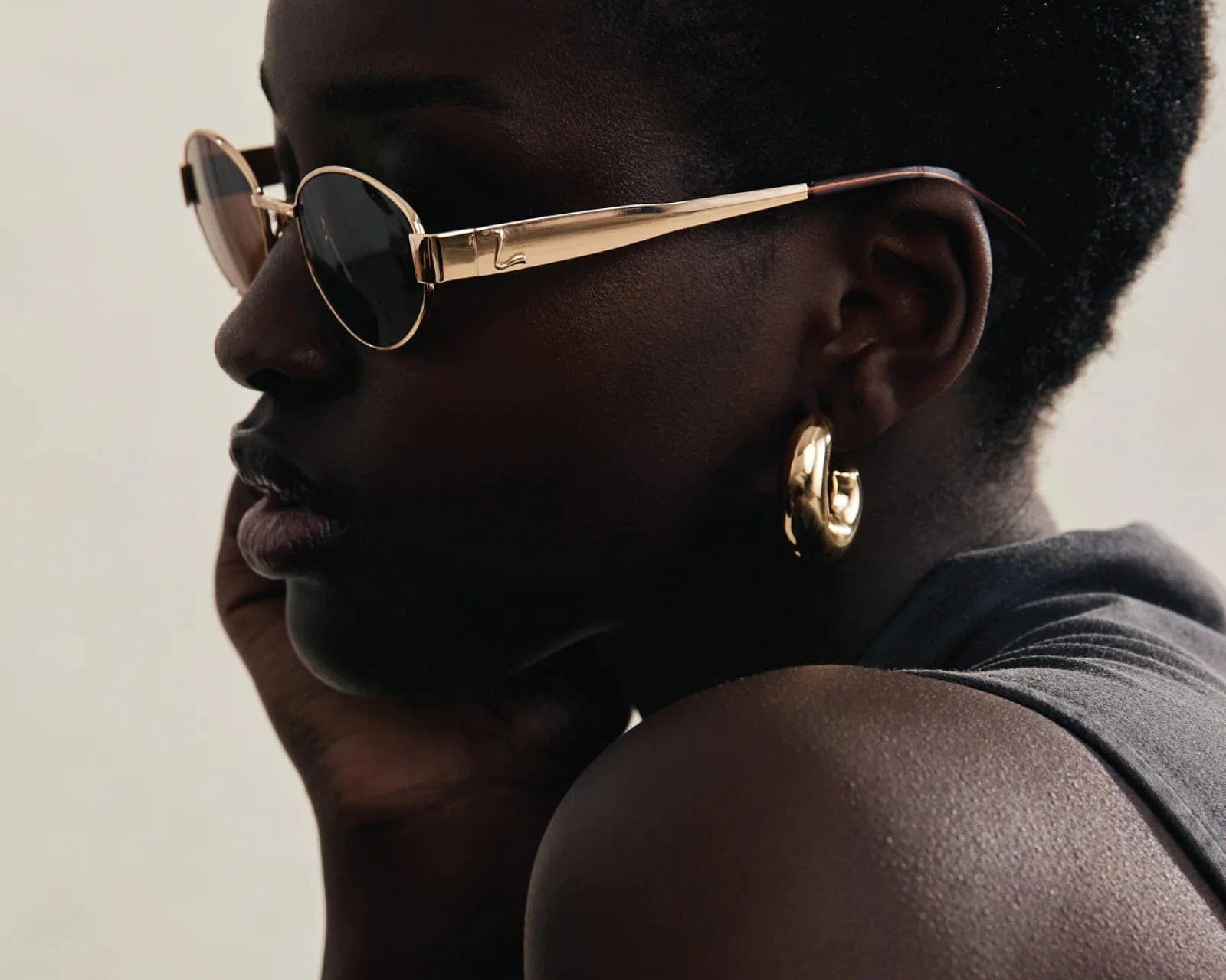 Luv Lou Sunglasses Luv Lou | The Boston - Gold