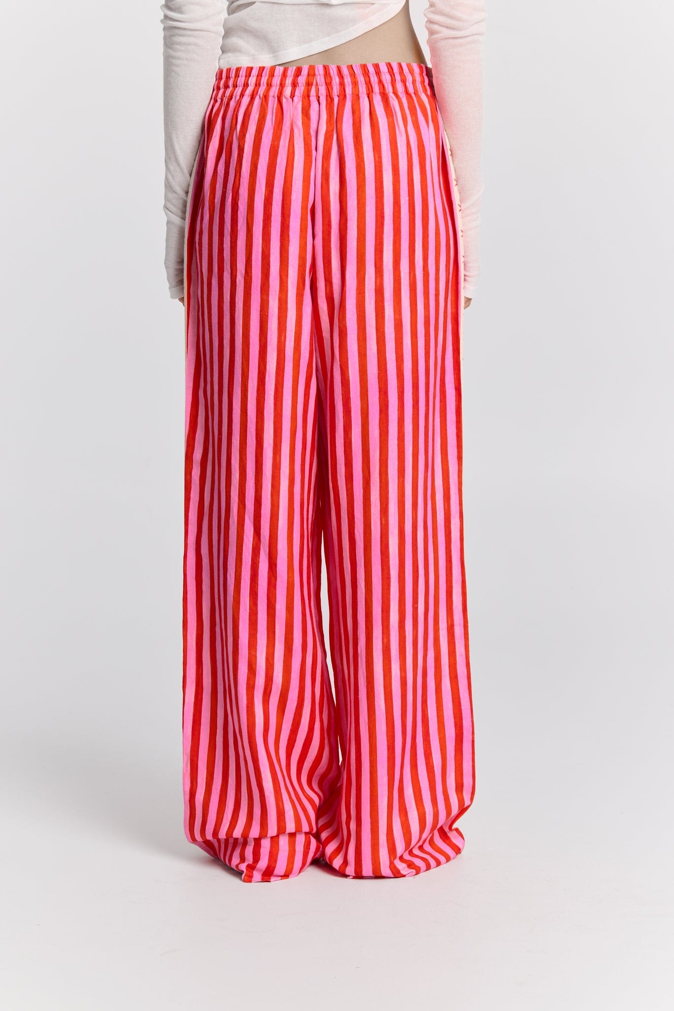 Maku Pants Cherry Ripe Straight Leg Pant - Cherry Ripe