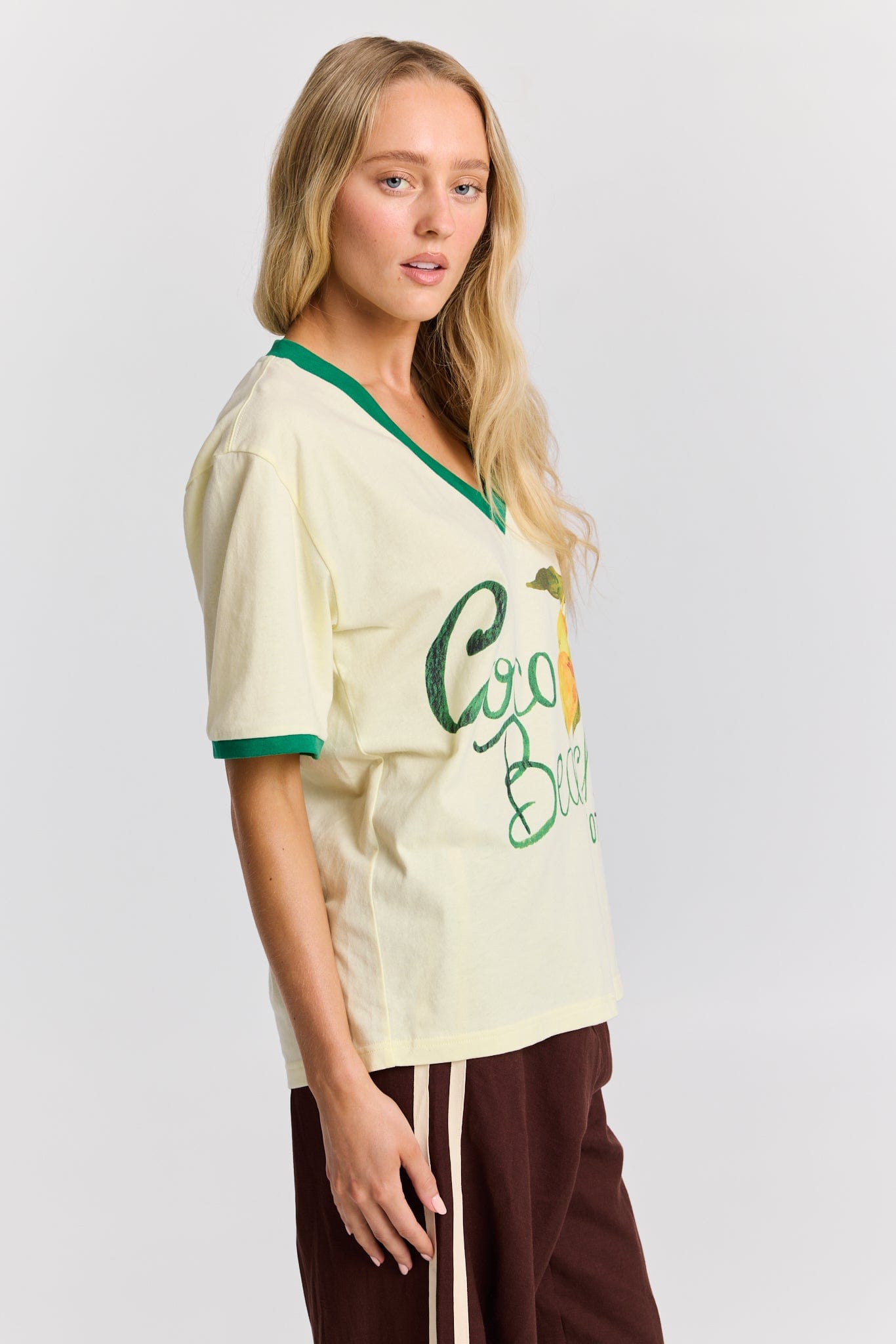 Maku Tees Coco Beach Hotel V-Neck Tee