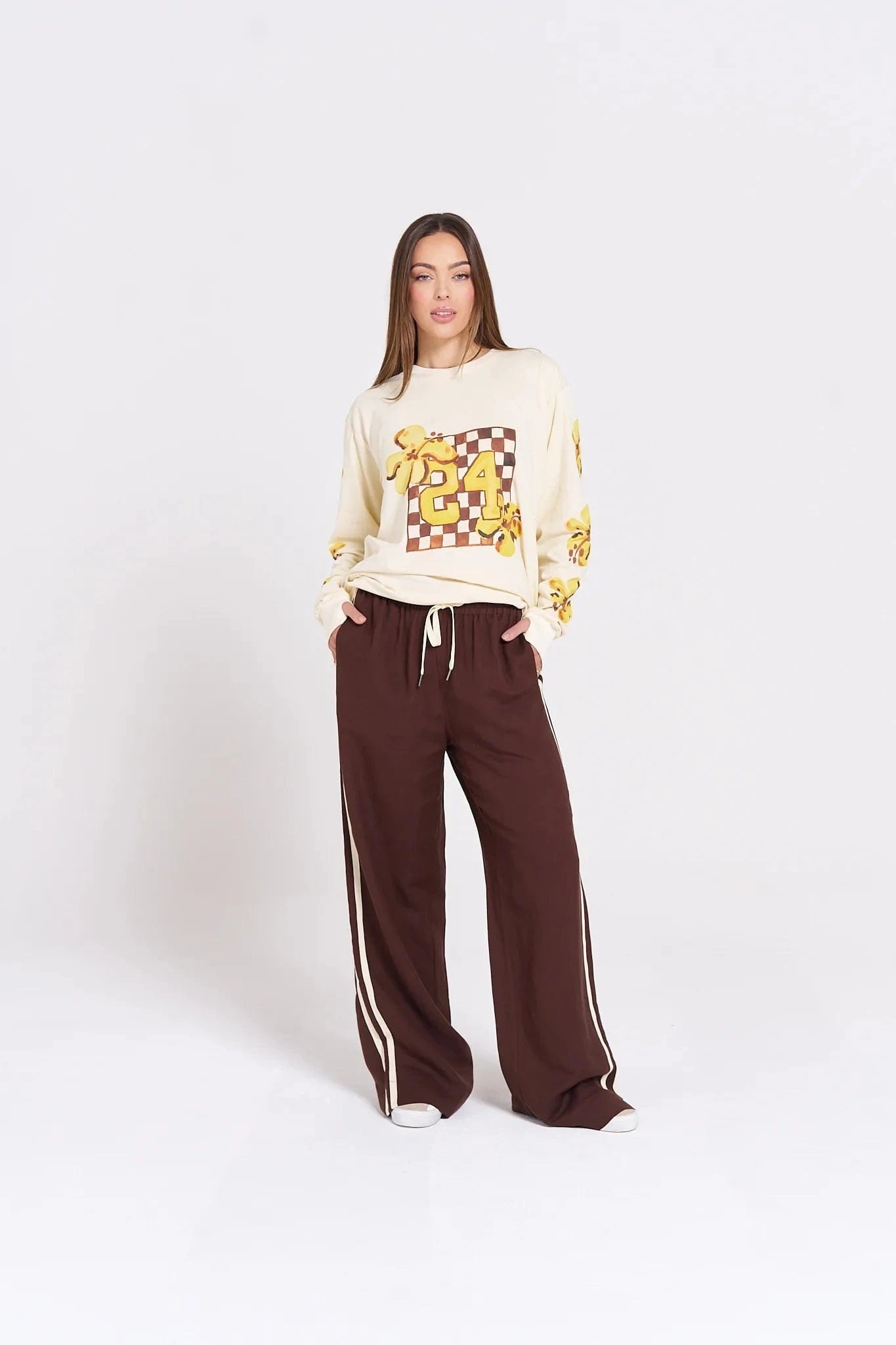Maku Tops - Long Sleeve Maku | Island Sports Club Long Sleeve Top - Soft Butter