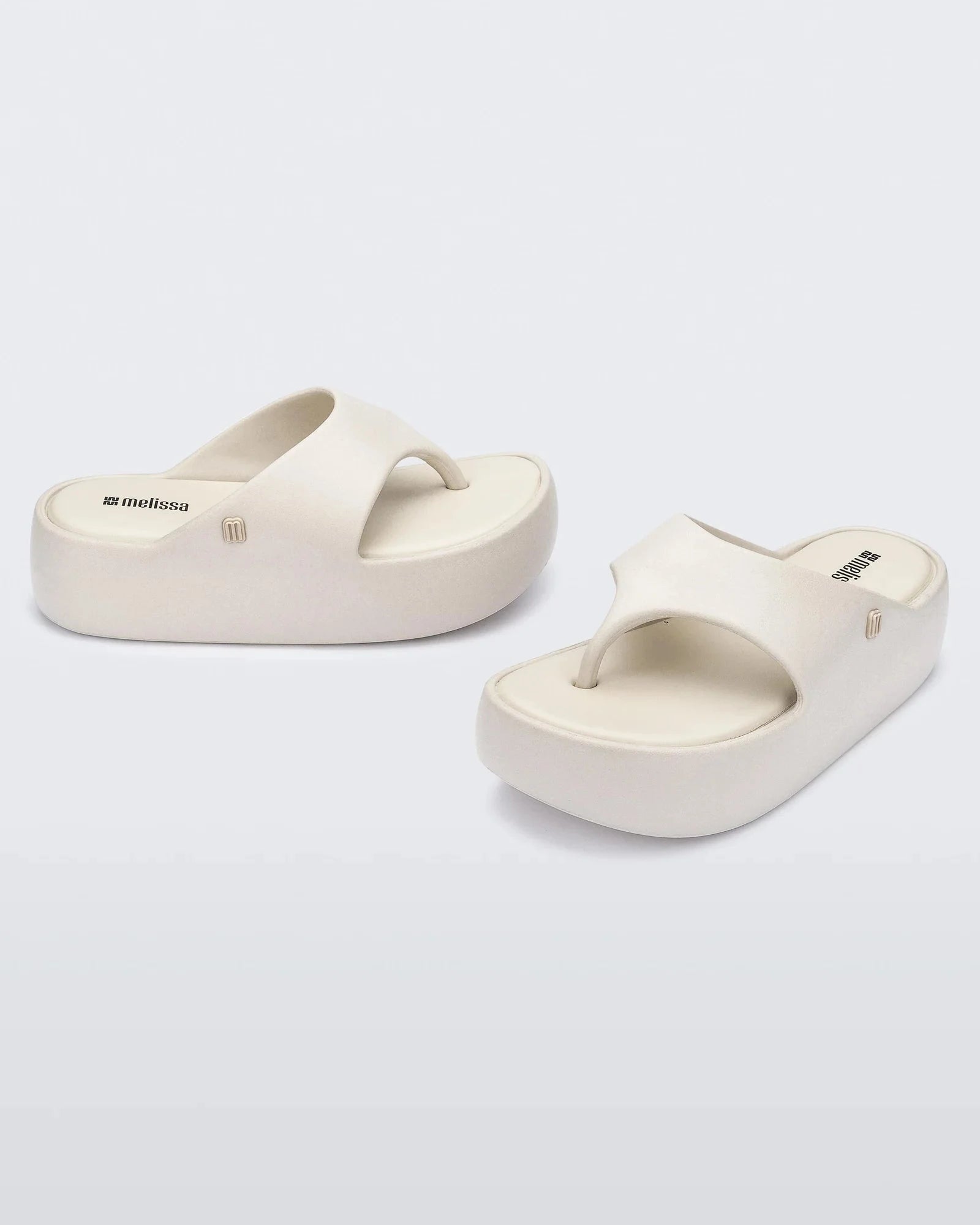 Melissa Footwear Free Platform Thong - Beige