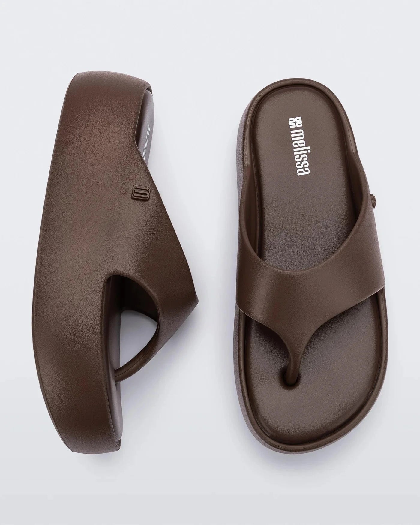 Melissa Footwear Free Platform Thong- Bronze