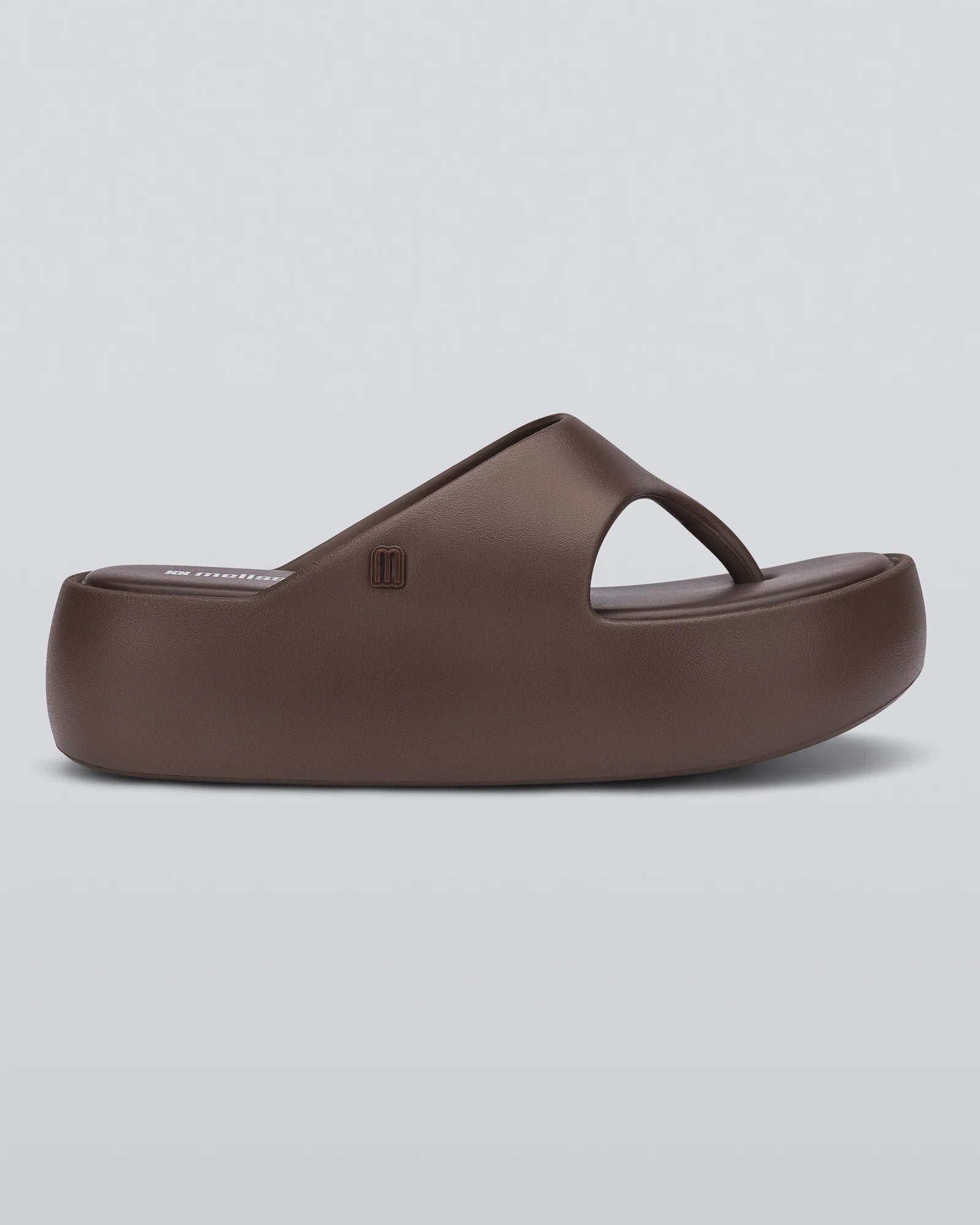 Melissa Footwear Free Platform Thong- Bronze