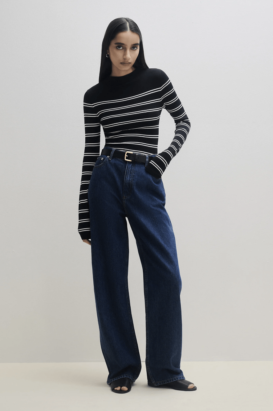 Nude Lucy Jeans Nude Lucy | Organic Baggy Jean - Force Blue