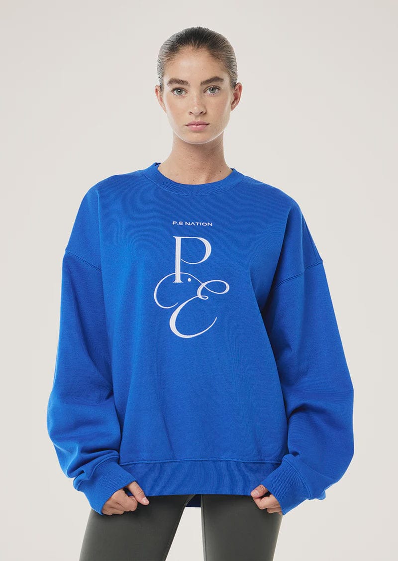 P.E Nation Jumpers P.E Nation | South Bank Sweat - Royal Blue