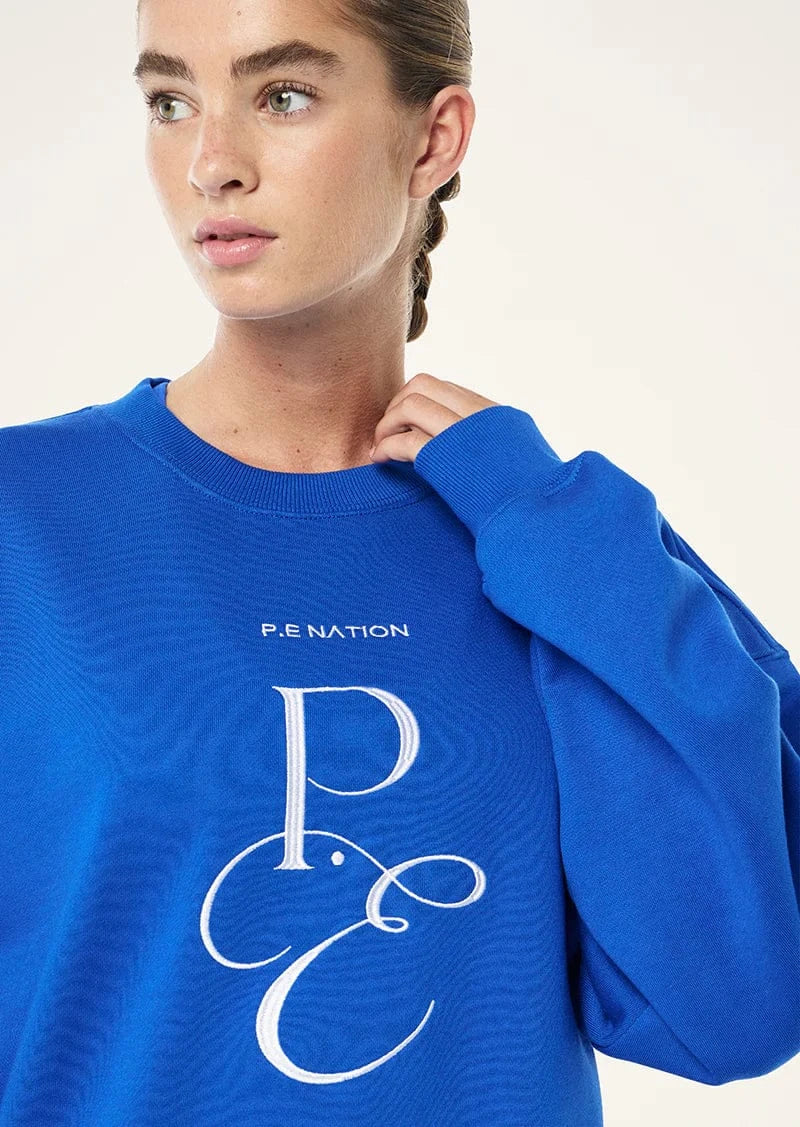 P.E Nation Jumpers P.E Nation | South Bank Sweat - Royal Blue