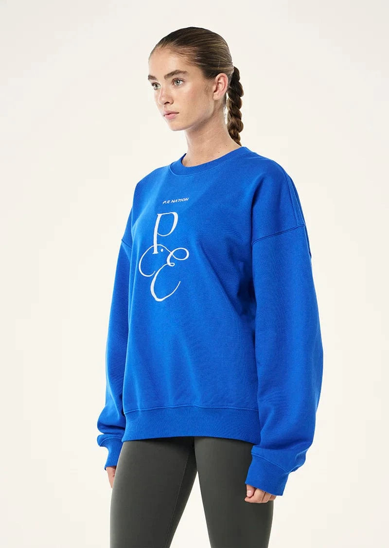 P.E Nation Jumpers P.E Nation | South Bank Sweat - Royal Blue