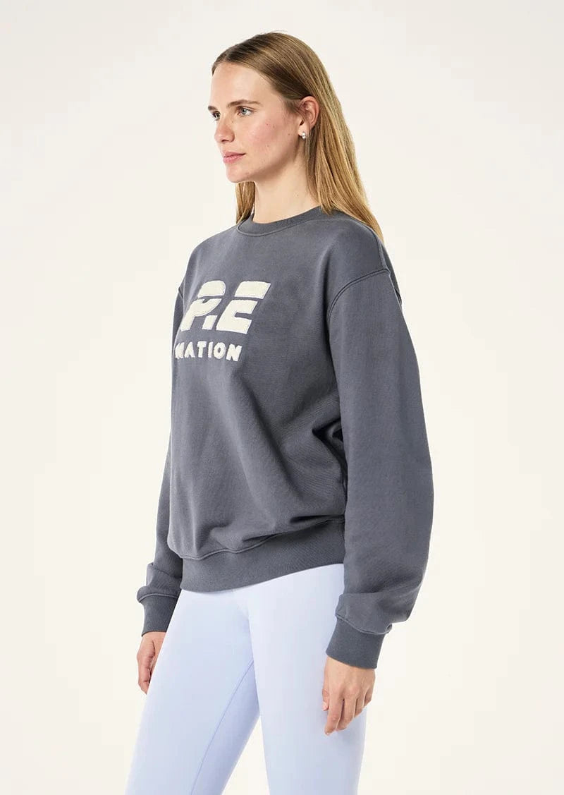 P.E Nation Sweaters Heads Up 2 Sweat - Thunder Blue