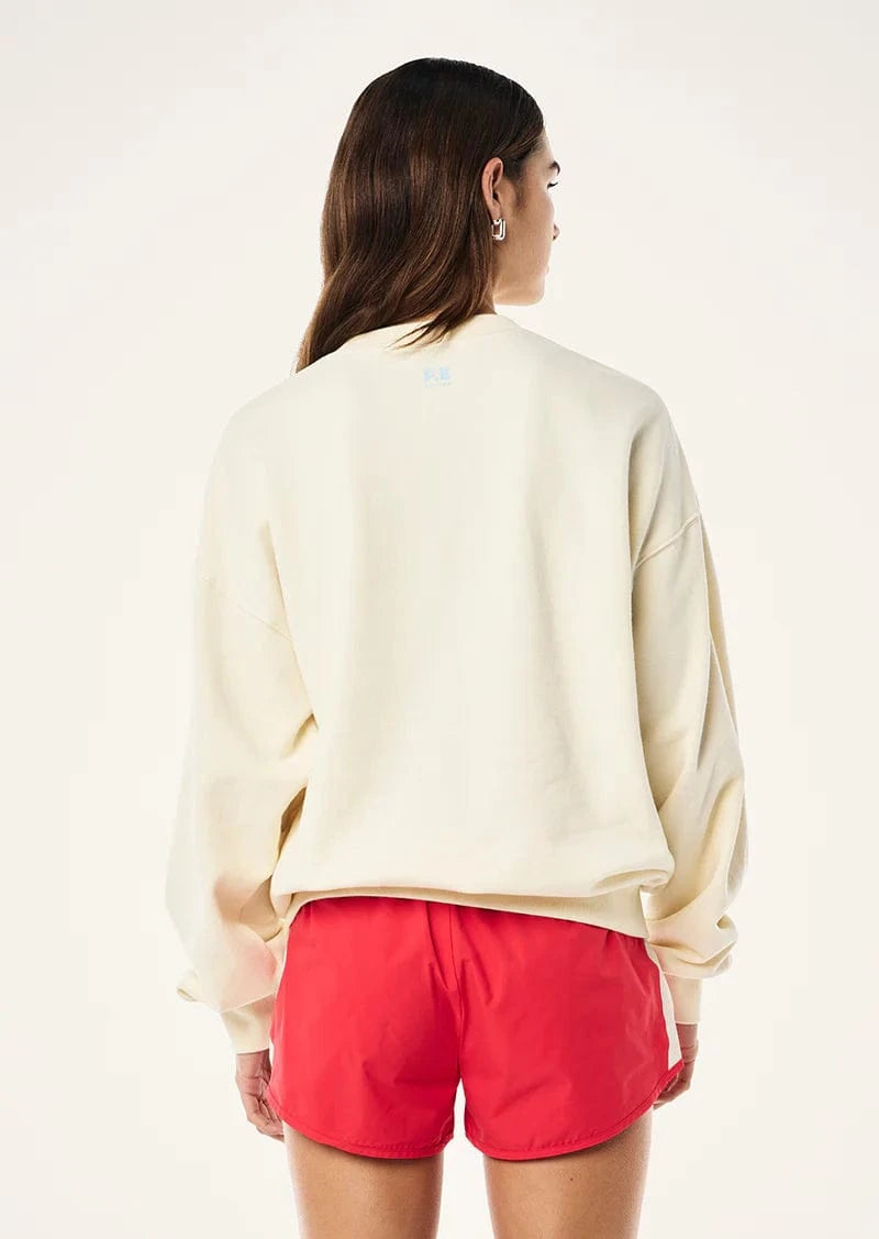 P.E Nation Sweaters P.E Nation | Heritage Sweat - Whisper White Cream