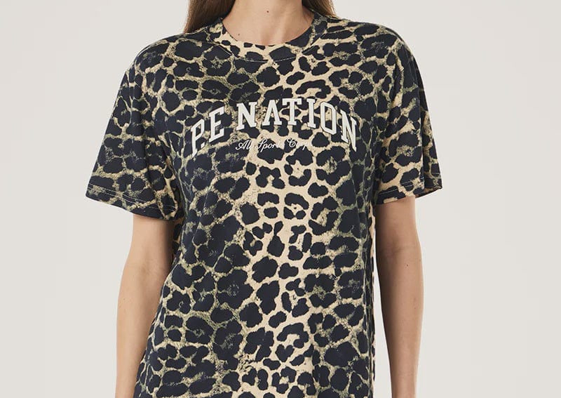 P.E Nation Tees Heritage Tee - Leopard