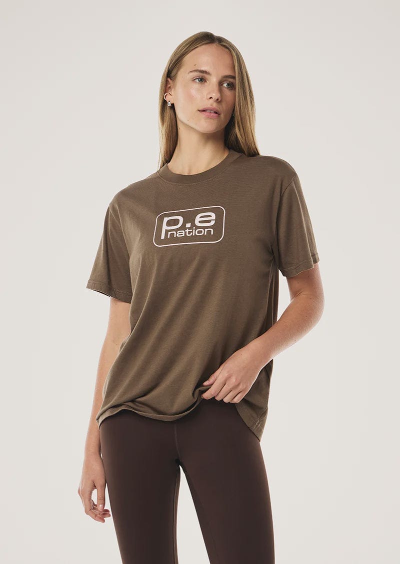 P.E Nation Tees P.E Nation | Flux Tee - Walnut