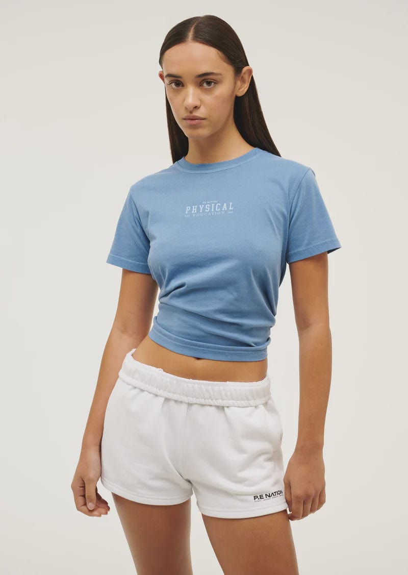 P.E Nation Tees P.E Nation | Fragment Tee - Washed Cornflower Blue