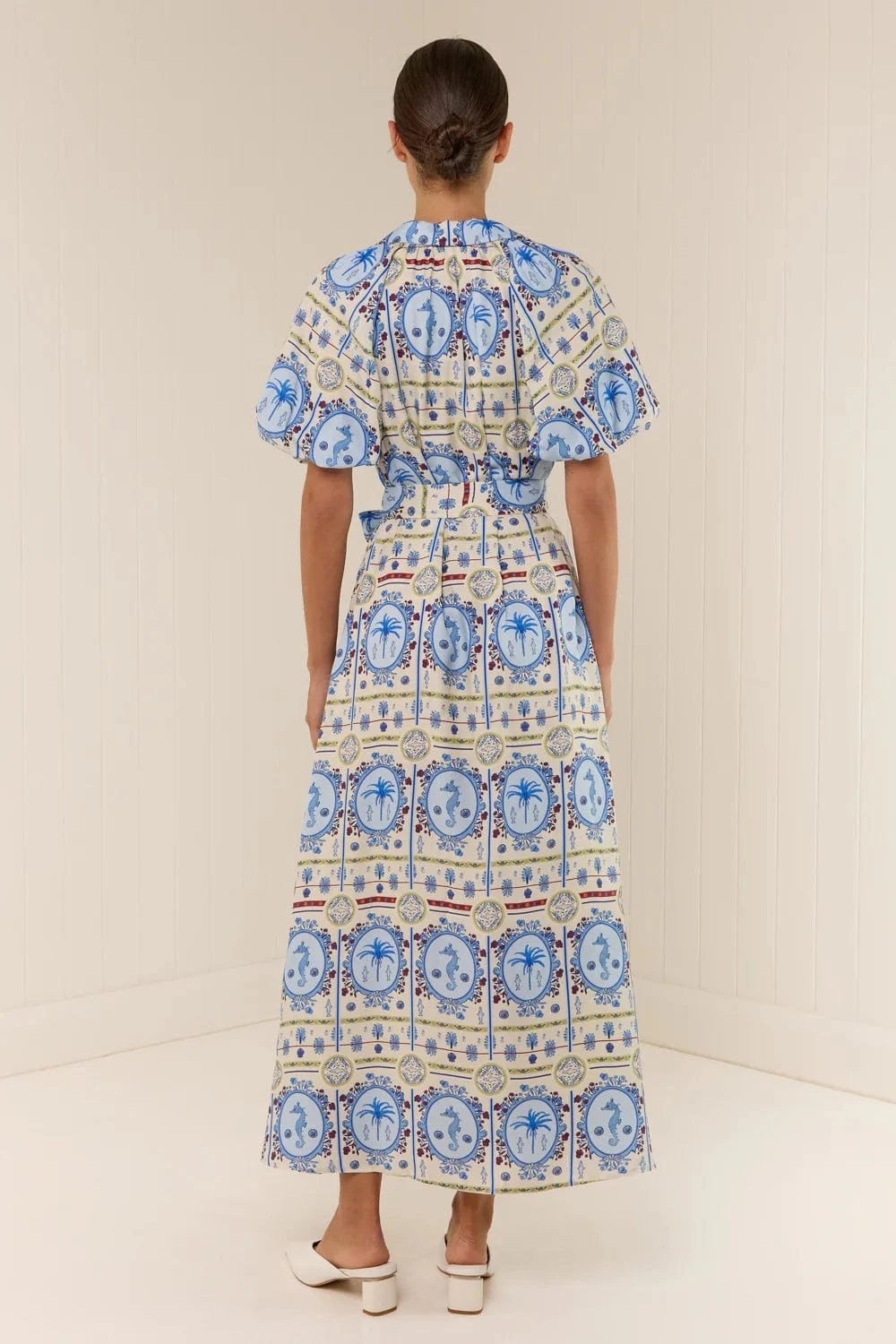 Palm Noosa Dresses Carla Dress - Lagoona Tile