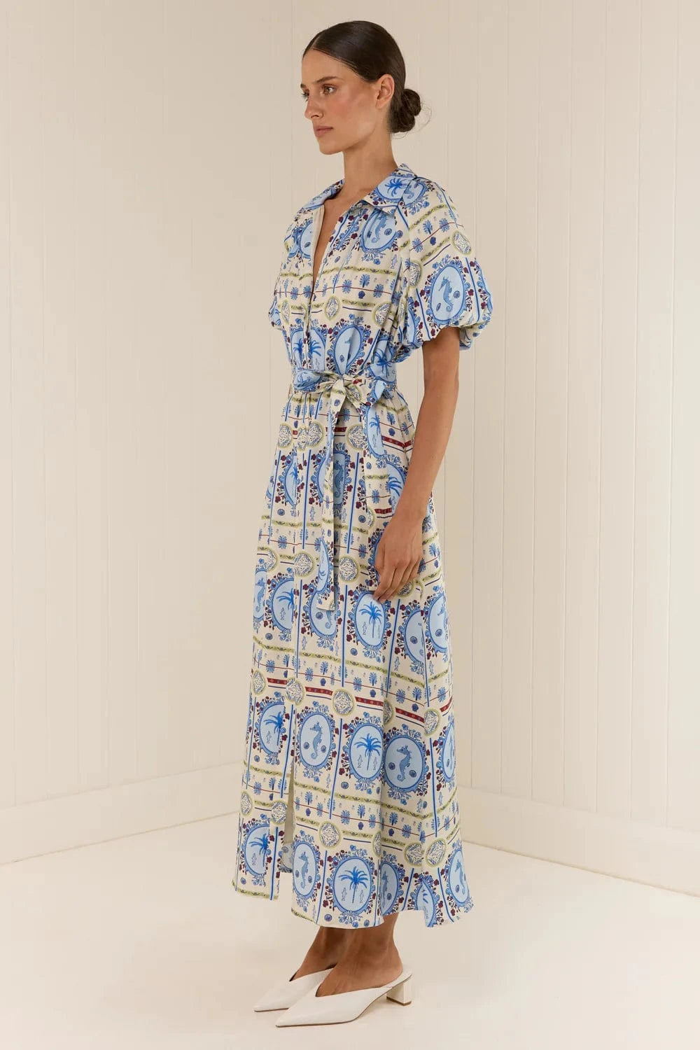 Palm Noosa Dresses Carla Dress - Lagoona Tile