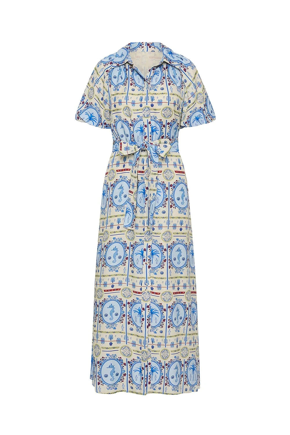 Palm Noosa Dresses Carla Dress - Lagoona Tile