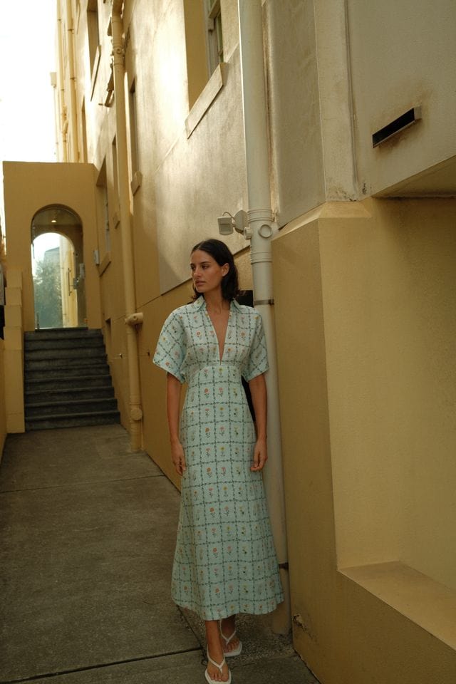 Palm Noosa Dresses Jasmine Dress - Calypso Tile