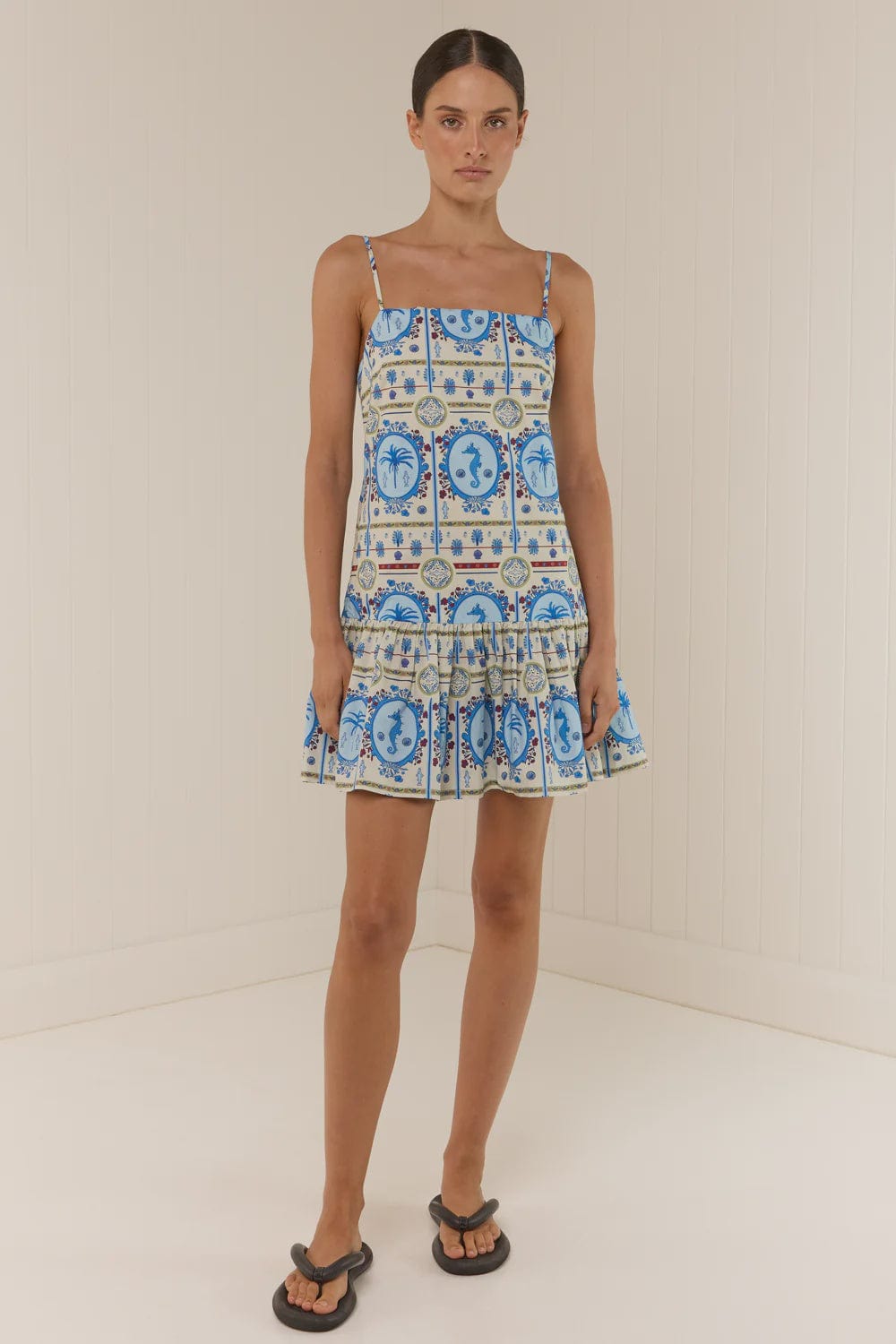 Palm Noosa Dresses Lima Dress - Lagoona Tile