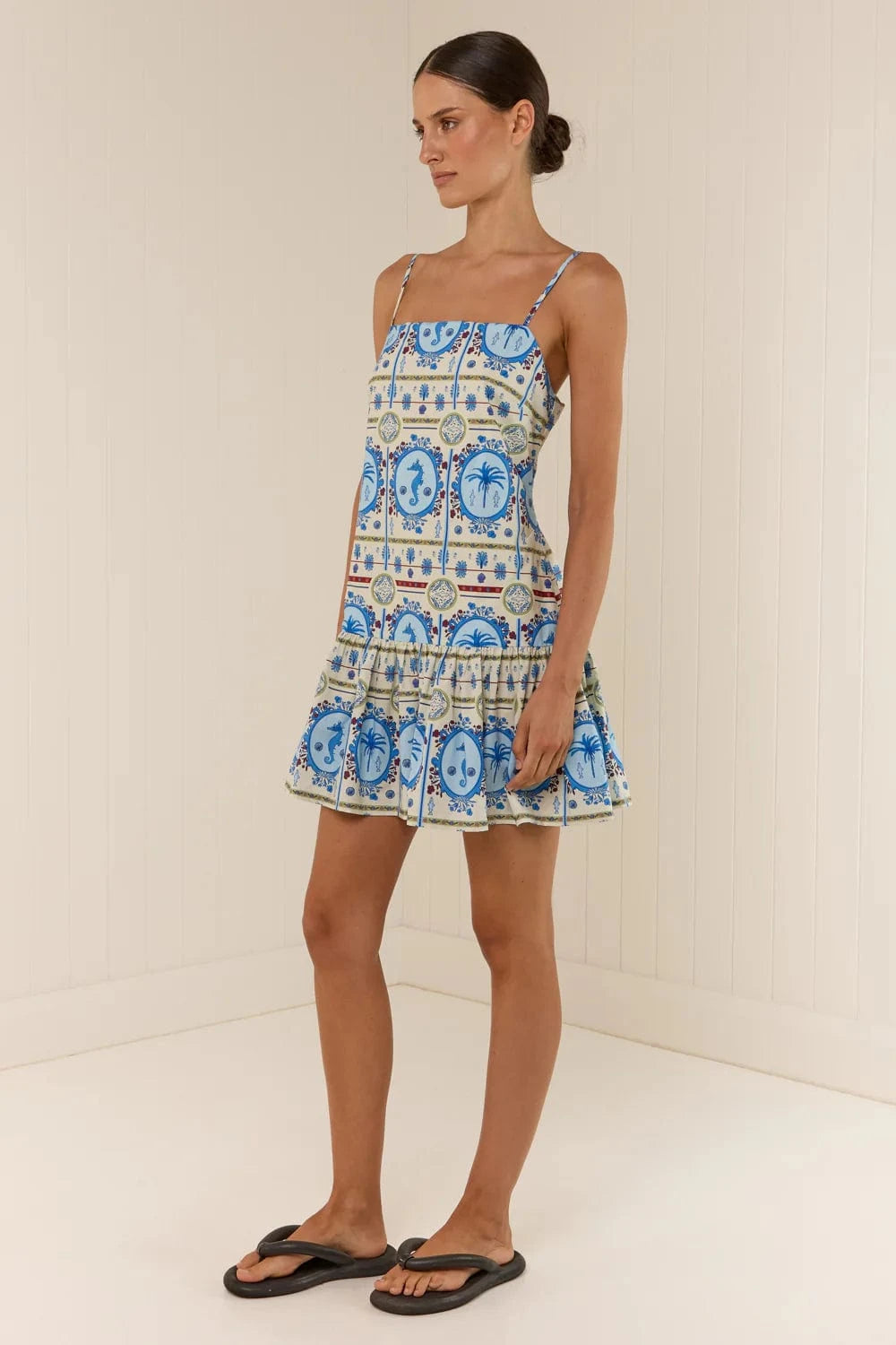 Palm Noosa Dresses Lima Dress - Lagoona Tile