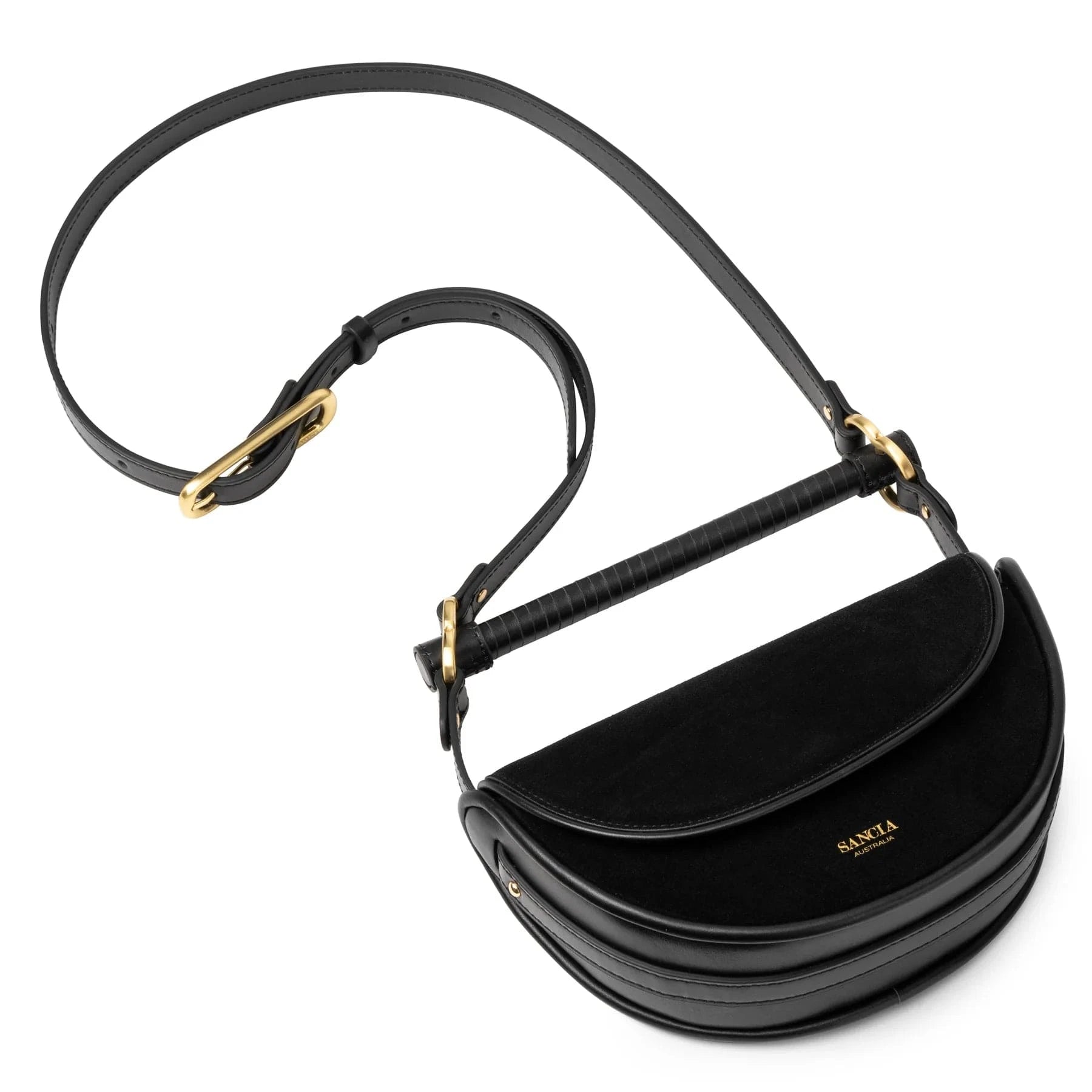 Sancia Handbags - Small The Verin Bag - Black