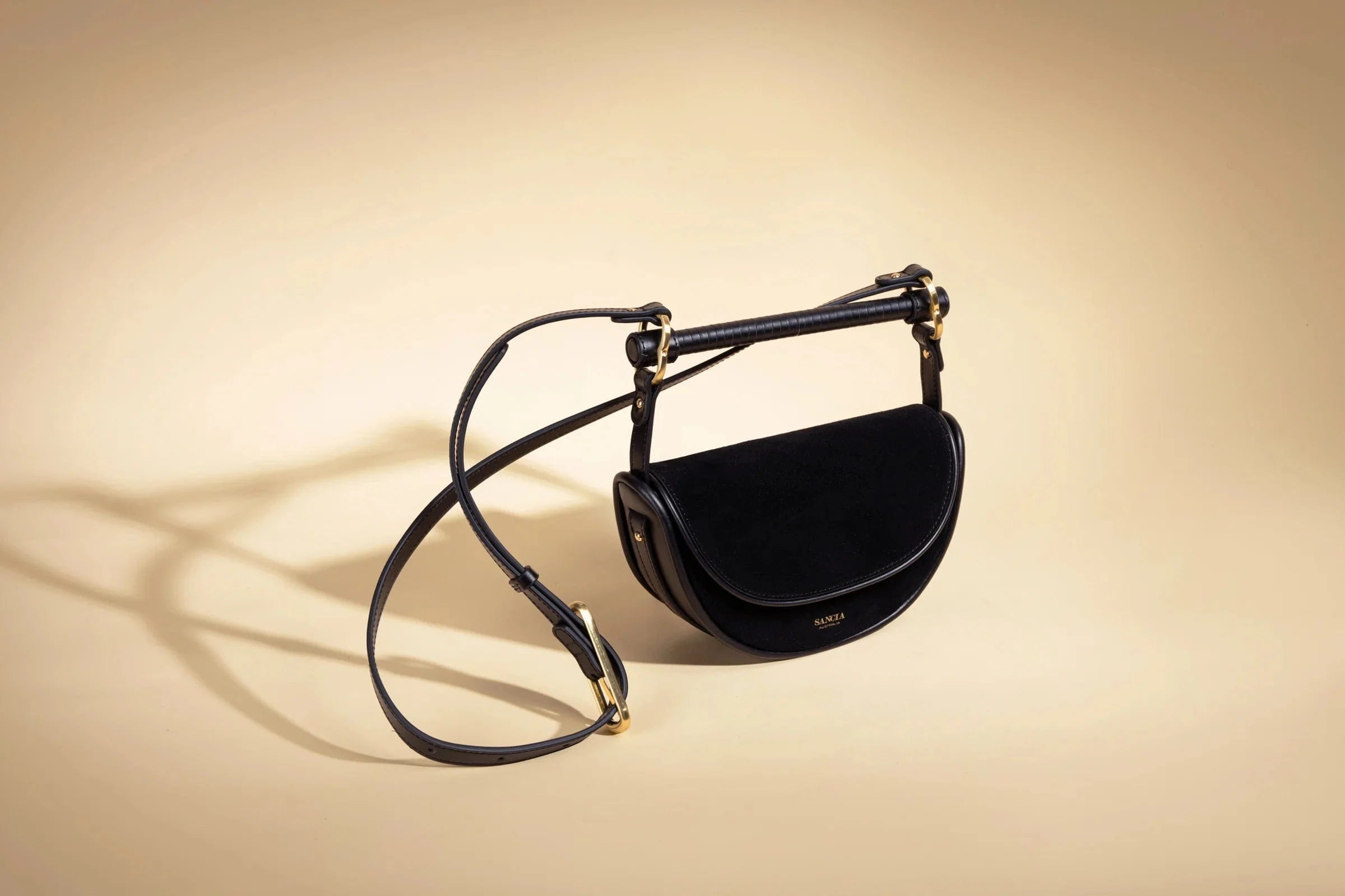 Sancia Handbags - Small The Verin Bag - Black