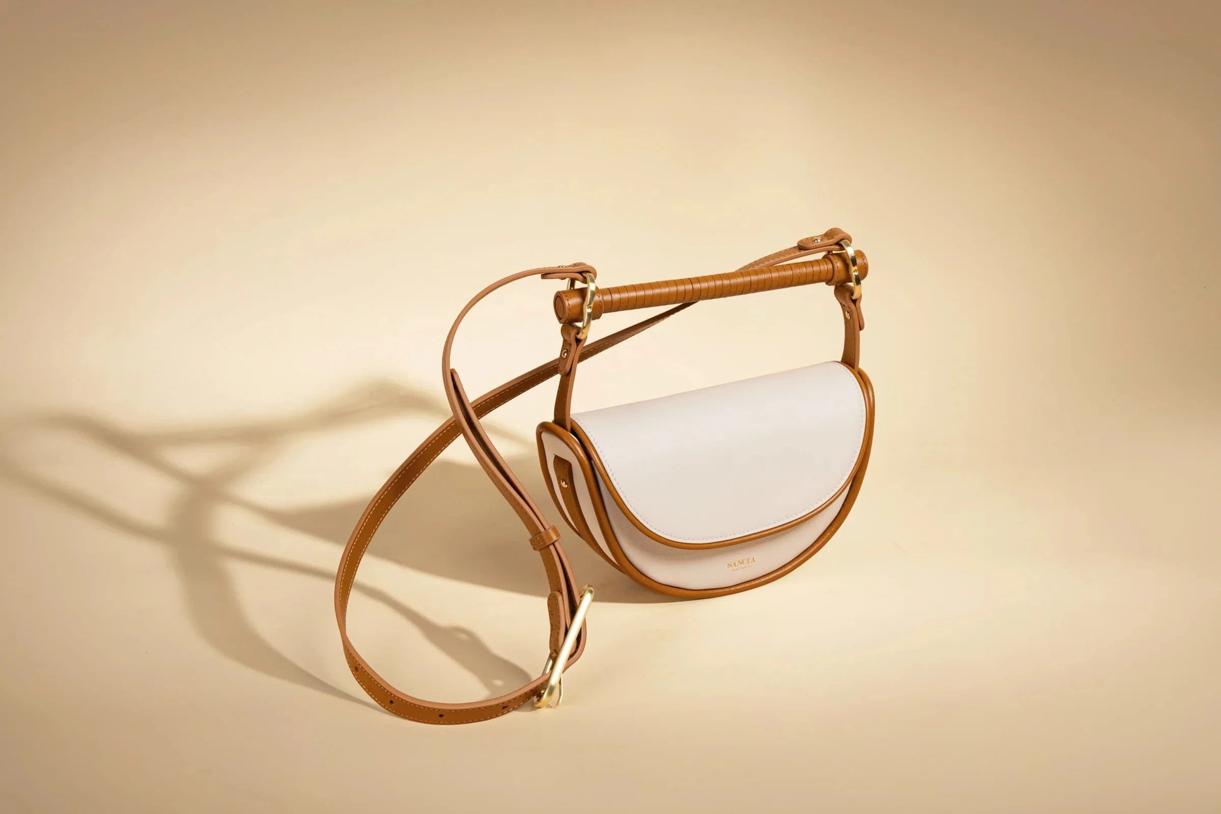 Sancia Handbags - Small The Verin - Ecru