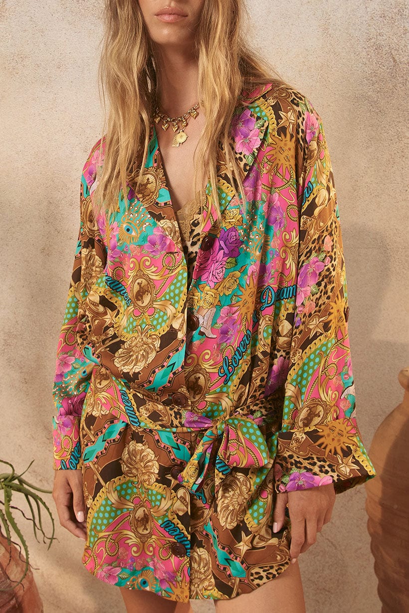 Spell Dresses - Boho Spell | Lovers & Dreamers Blazer Dress - Cosmos Pink