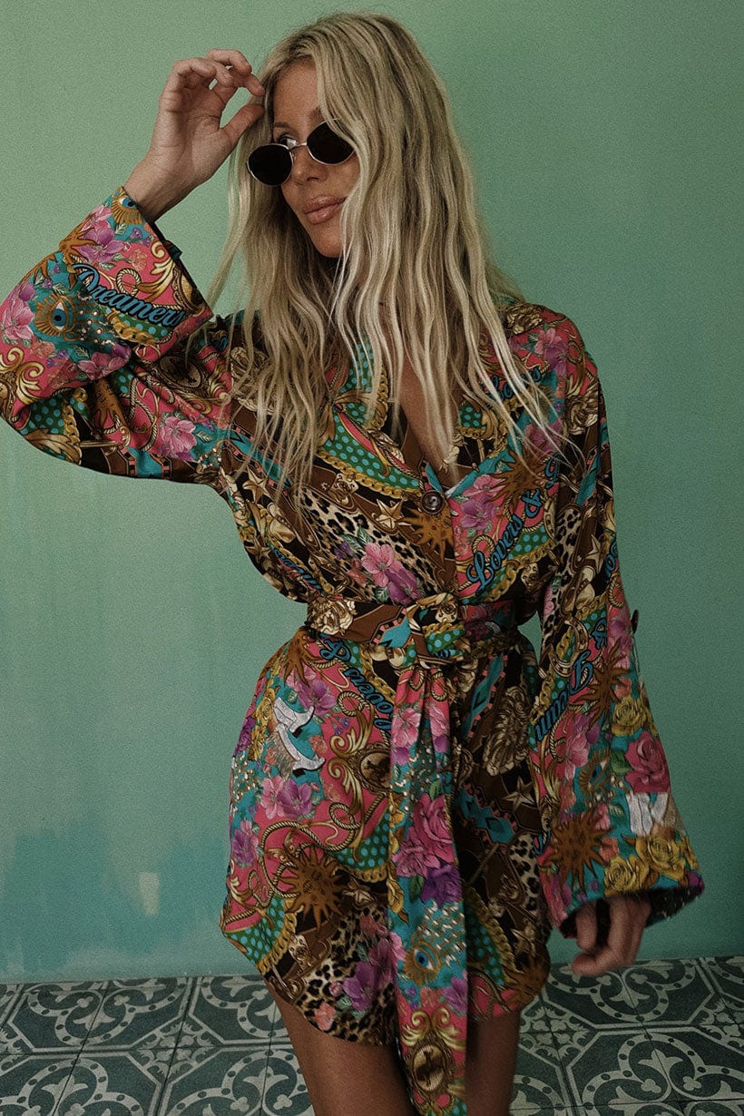 Spell Dresses - Boho Spell | Lovers & Dreamers Blazer Dress - Cosmos Pink