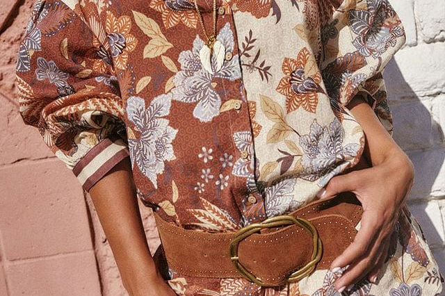 Spell Dresses Volcano Goddess Shirt Dress - Coconut