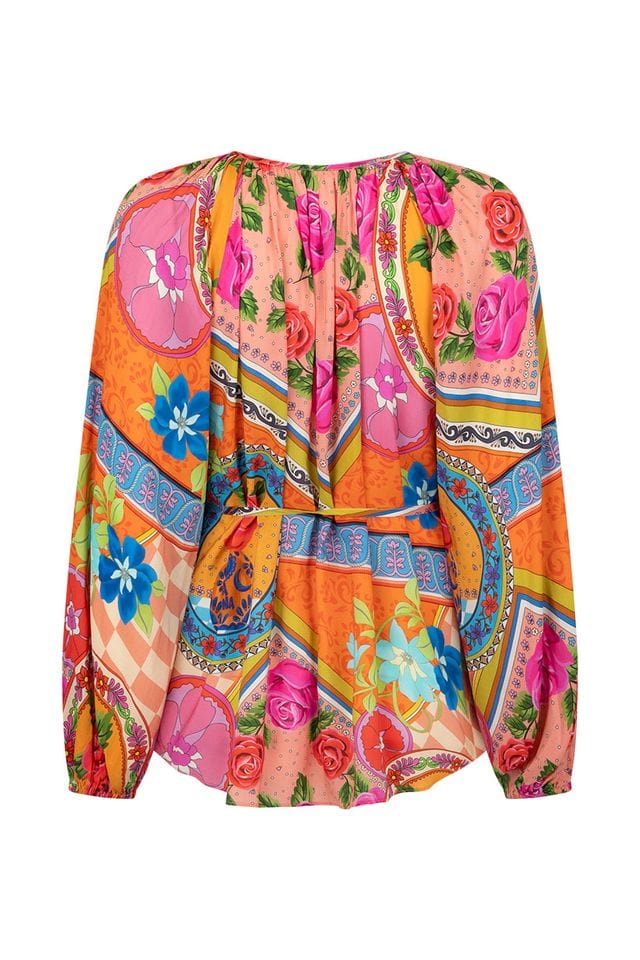 Spell Tops - Boho Aphrodite Blouse - Rose