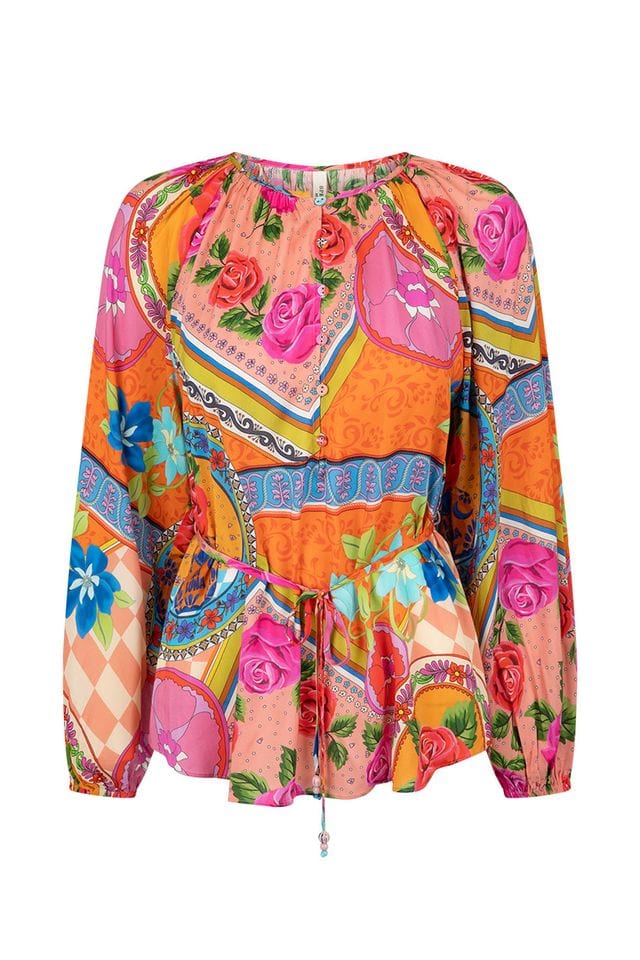 Spell Tops - Boho Aphrodite Blouse - Rose
