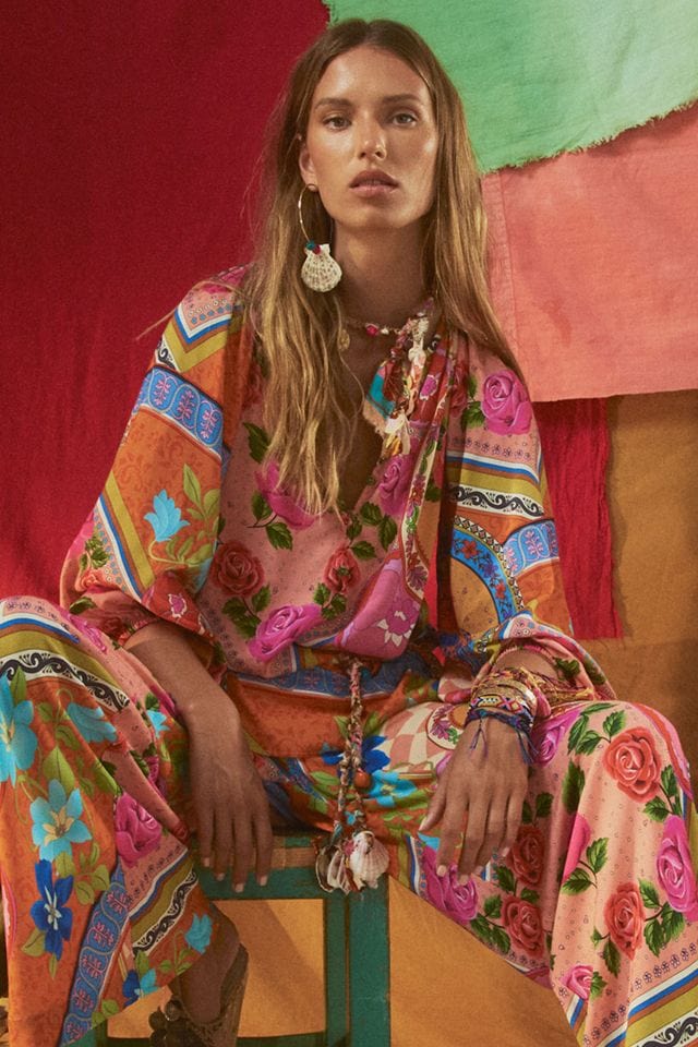 Spell Tops - Boho Aphrodite Blouse - Rose