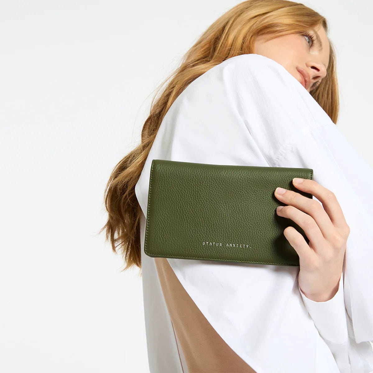 Status Anxiety Bags Status Anxiety | Living Proof Wallet - Khaki