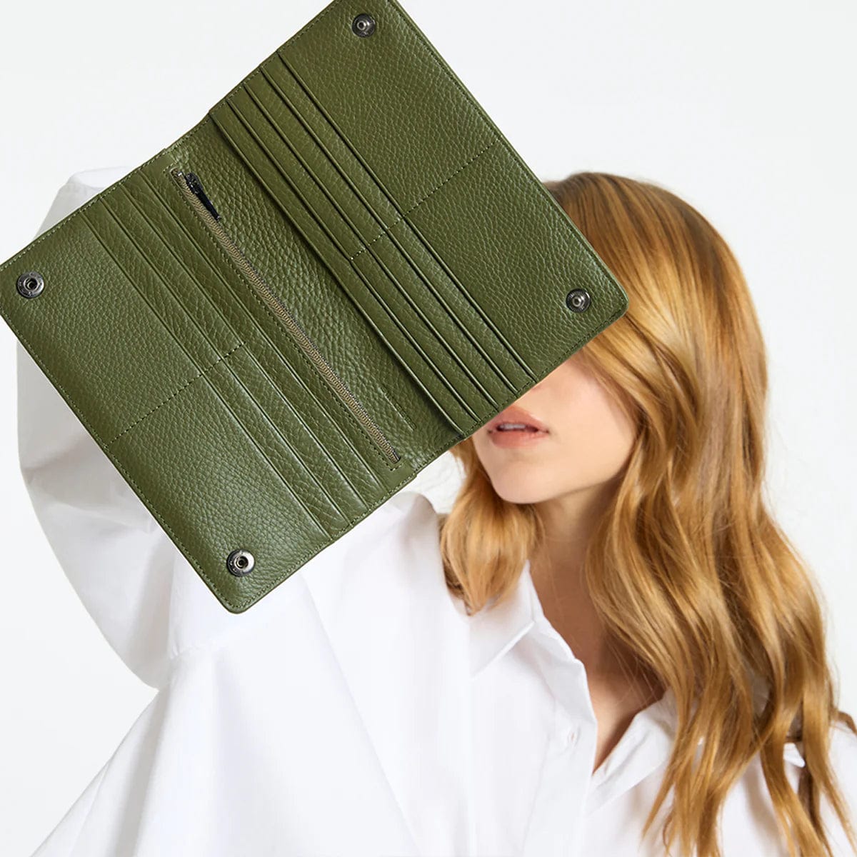 Status Anxiety Bags Status Anxiety | Living Proof Wallet - Khaki