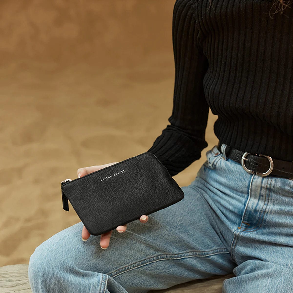 Status Anxiety Bags Status Anxiety | Smoke & Mirrors Wallet - Black