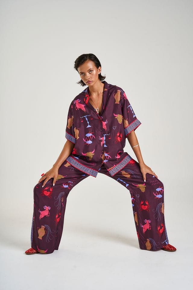 Summi Summi Pants - Casual Summi Summi | Wide Leg Pant - Zodiac