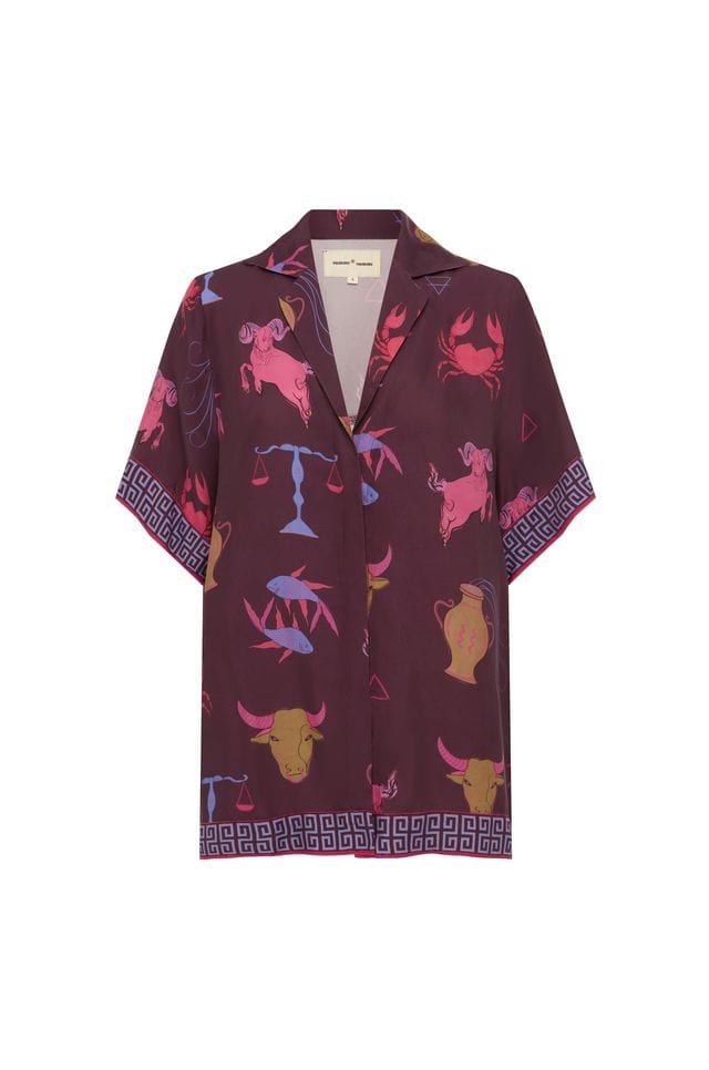 Summi Summi Shirts Summi Summi | Button Up SS Shirt - Zodiac