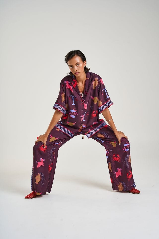 Summi Summi Shirts Summi Summi | Button Up SS Shirt - Zodiac