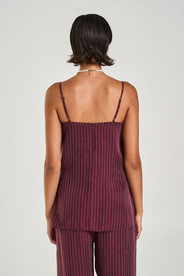 Summi Summi Tops Summi Summi | Tunis Top - Kina Pinstripe