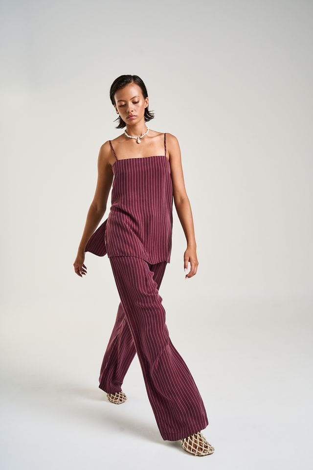 Summi Summi Tops Summi Summi | Tunis Top - Kina Pinstripe