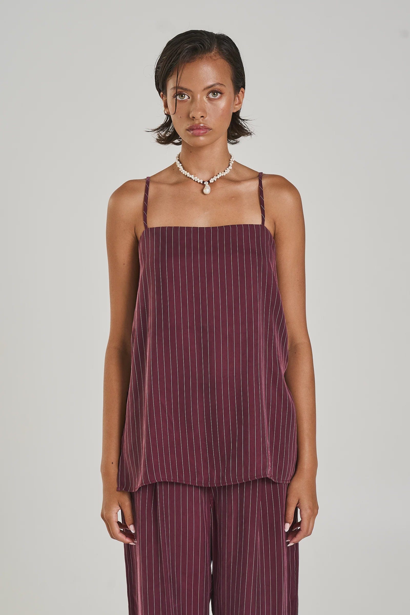 Summi Summi Tops Summi Summi | Tunis Top - Kina Pinstripe