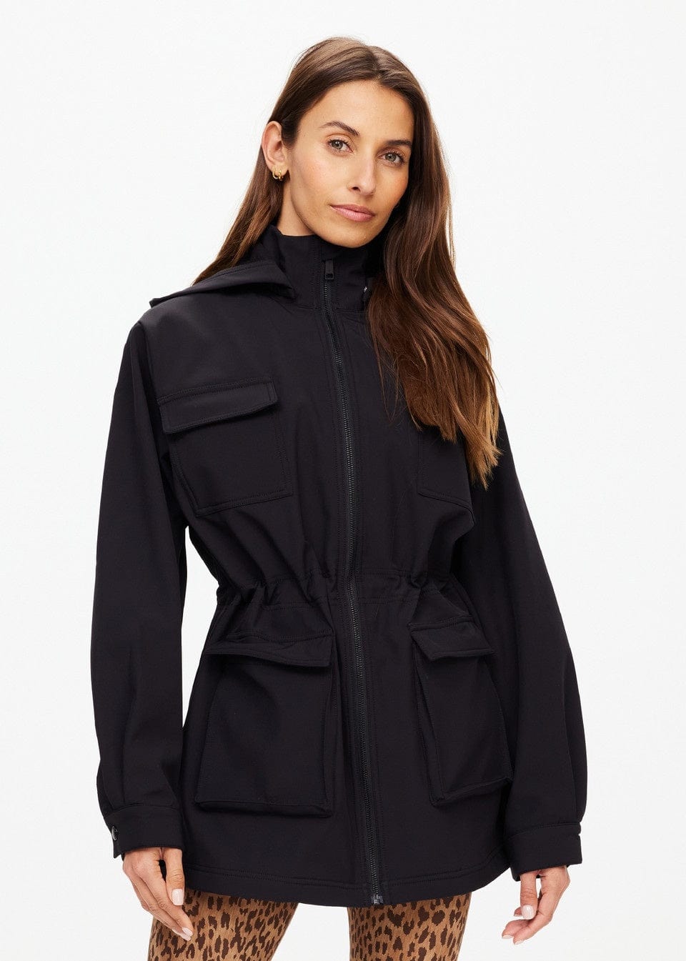 The Upside Jackets The Upside | Freddie Fleece Lined Anorak - Black