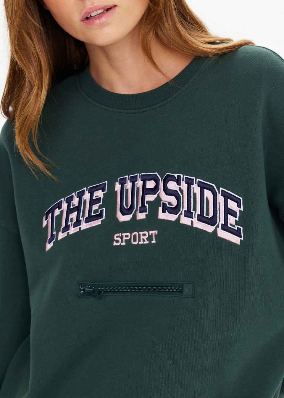 The Upside Sweaters The Upside | Alumni Coolum Crew - Agave
