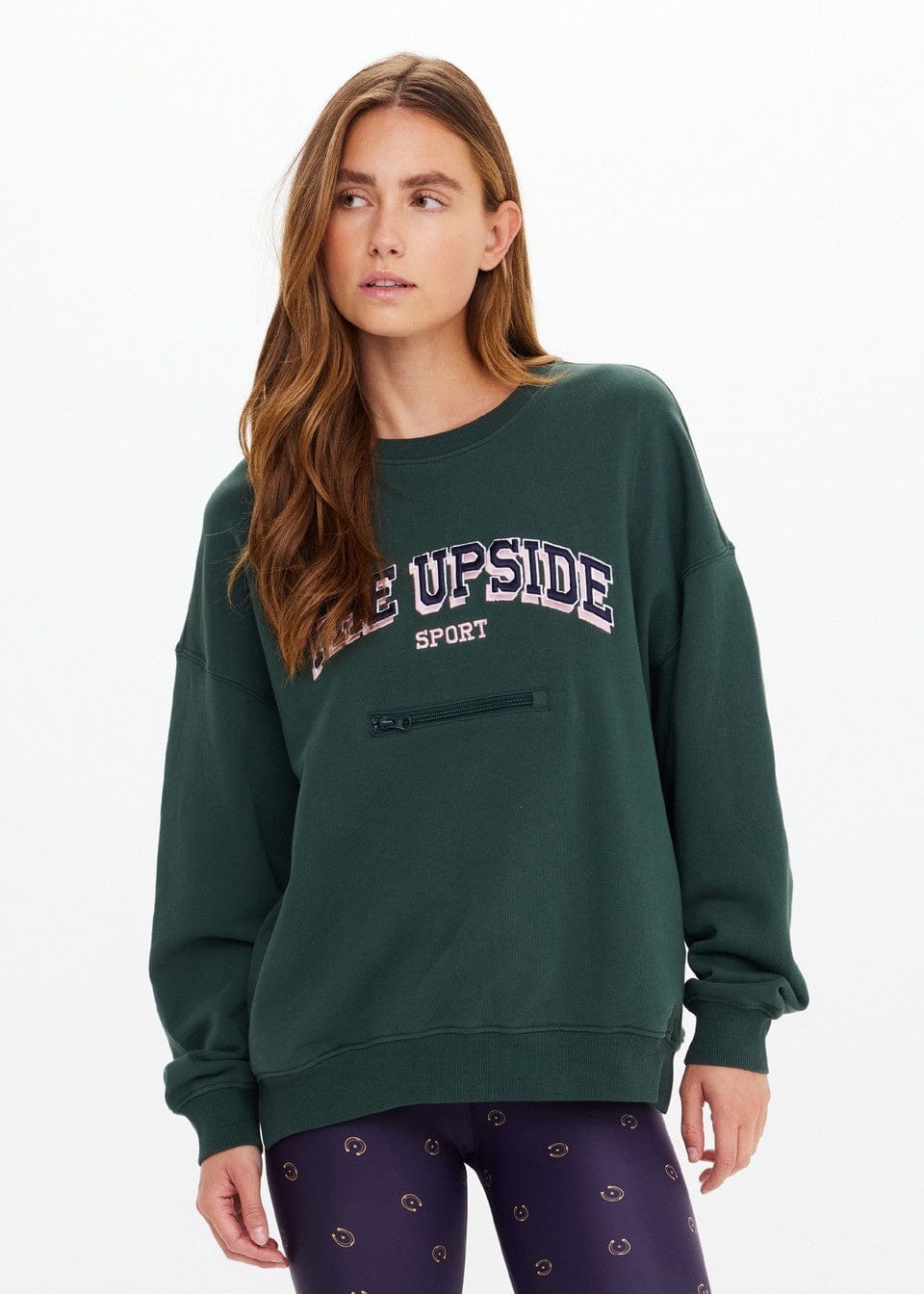 The Upside Sweaters The Upside | Alumni Coolum Crew - Agave