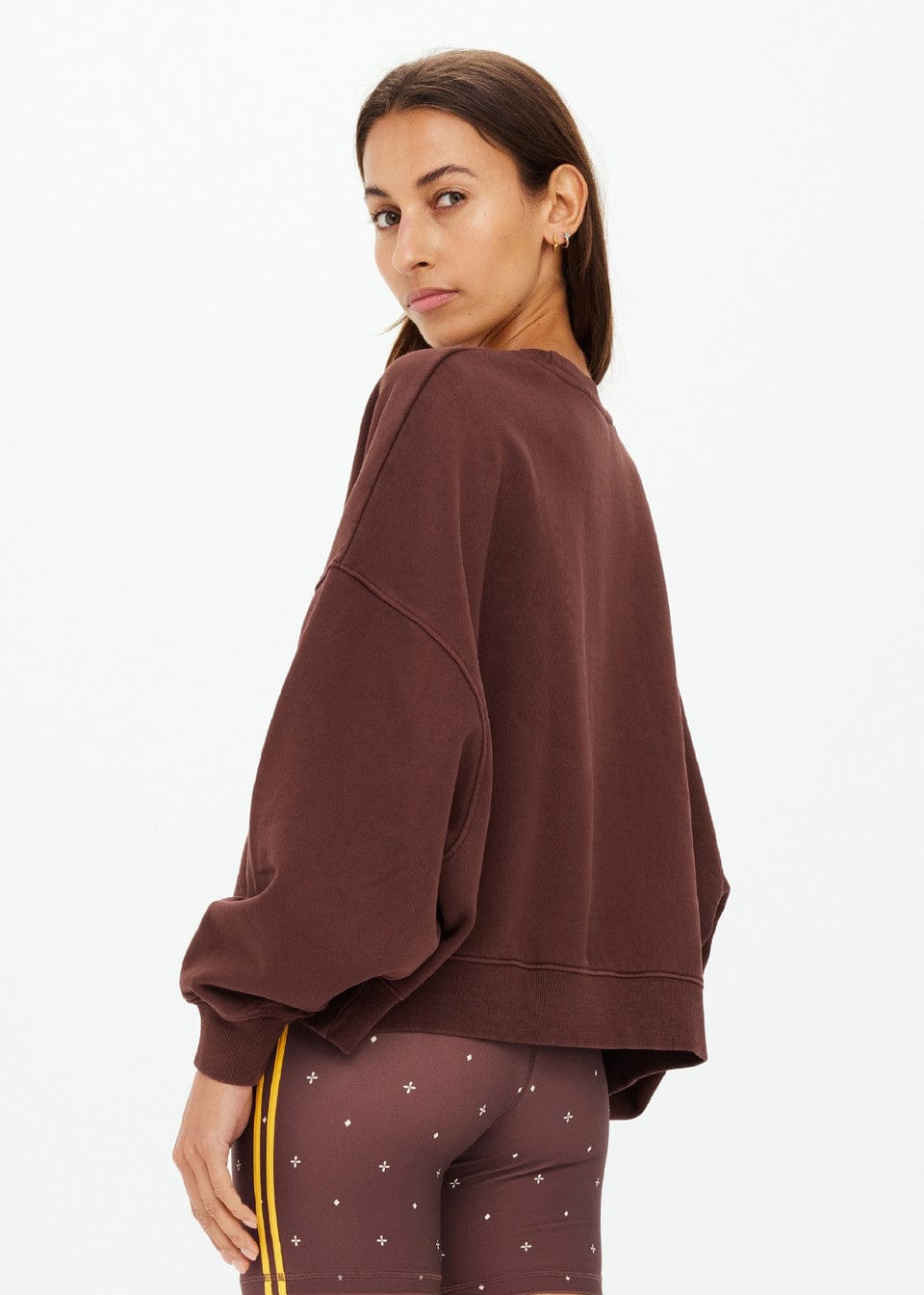 The Upside Sweaters The Upside | Paloma Crew - Cocoa