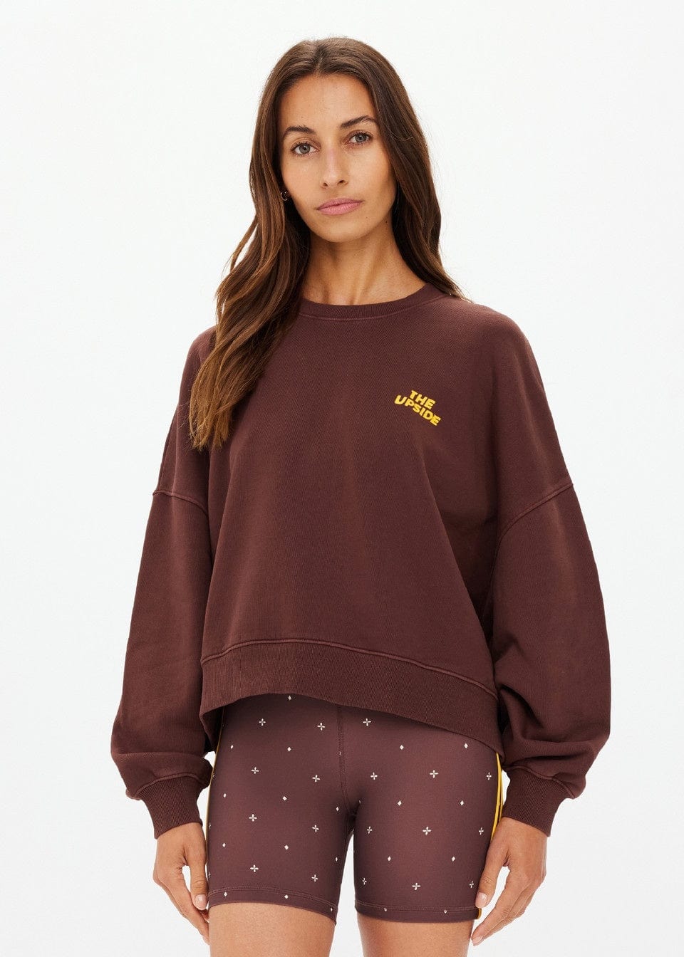 The Upside Sweaters The Upside | Paloma Crew - Cocoa