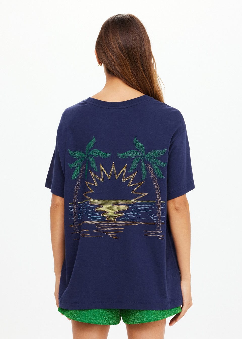 The Upside Tees Sammi Tee - Navy