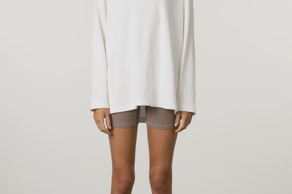 Zulu & Zephyr Tops - Long Sleeve Zulu & Zephyr | Waffle Long Sleeve Sport Tee - White