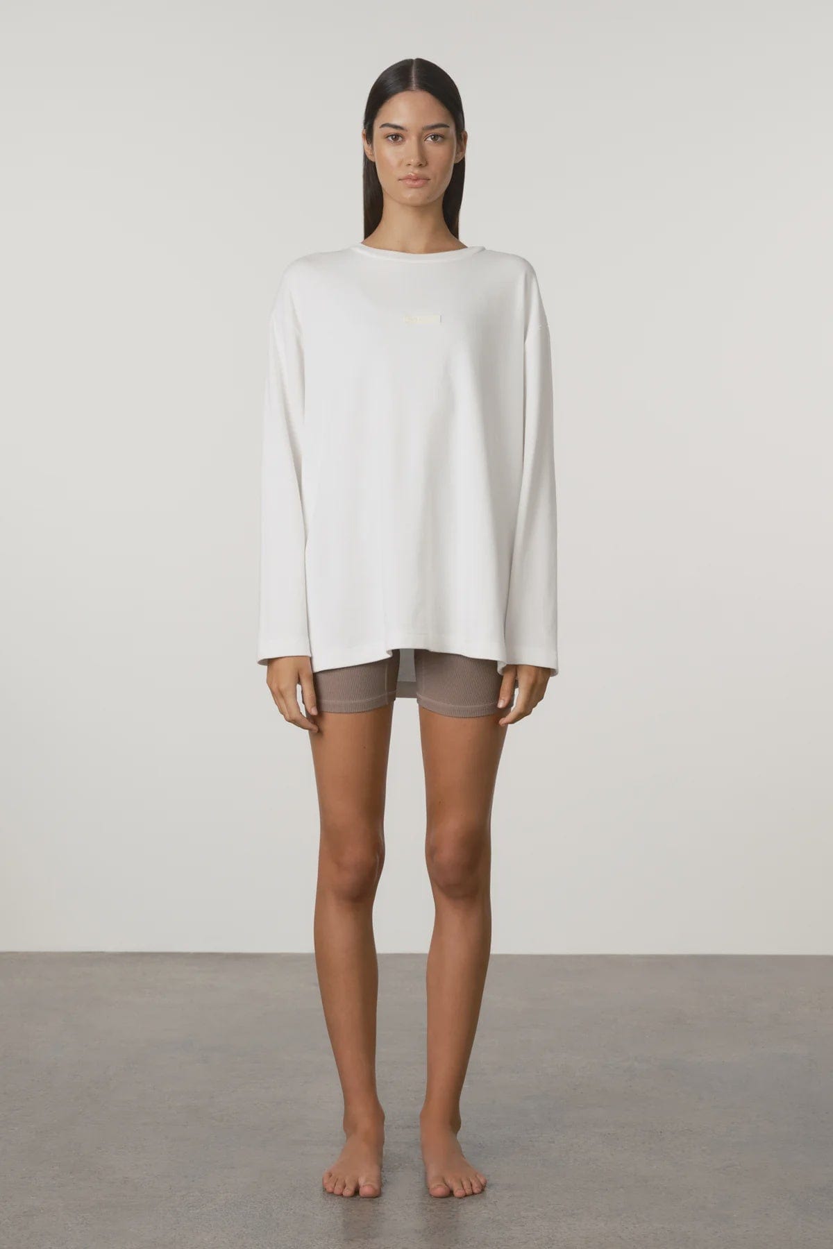 Zulu & Zephyr Tops - Long Sleeve Zulu & Zephyr | Waffle Long Sleeve Sport Tee - White