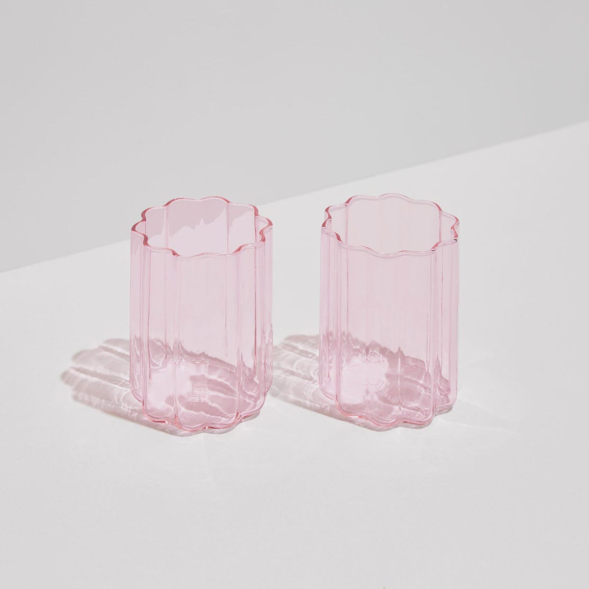 Fazeek Glassware Fazeek | Wave Glasses x 2 - Pink