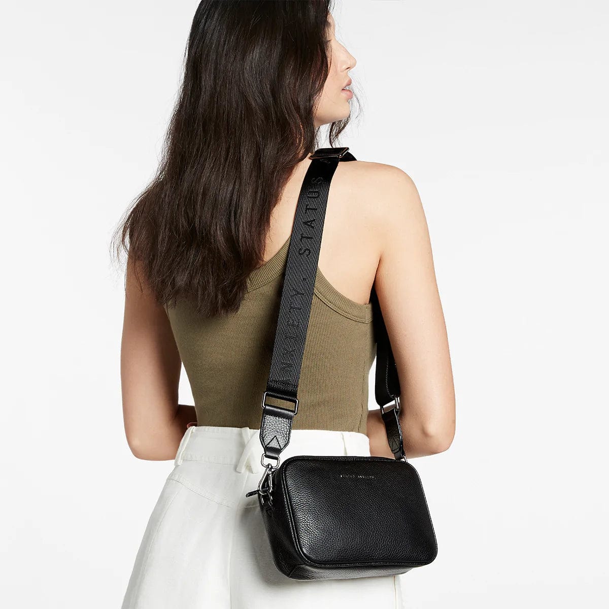 Status Anxiety Bags Status Anxiety | Plunder With Webbed Strap - Black